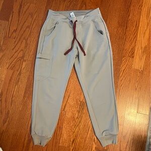 Figs Scrub Jogger Pants Light Grey